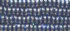 10 4.5mm Silver Rondelles with Sapphire Rhinestones
